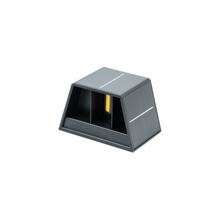 Brilagi - LED Solární nástěnné svítidlo se senzorem SOLAR CUBE LED/2W/3,2V 1300 mAh IP54