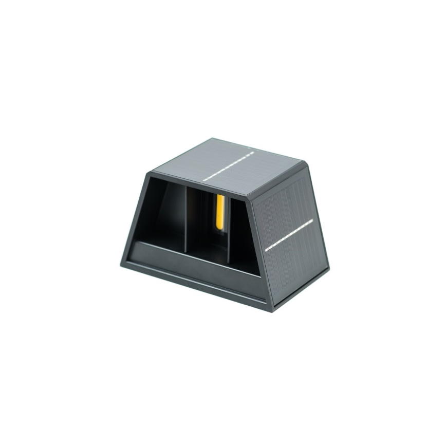 Brilagi - LED Solární nástěnné svítidlo se senzorem SOLAR CUBE LED/2W/3,2V 1300 mAh IP54