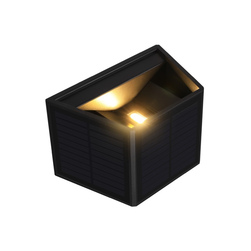 Brilagi - LED Solární nástěnné svítidlo se senzorem SOLAR CUBE LED/2W/3,2V 1300 mAh IP54