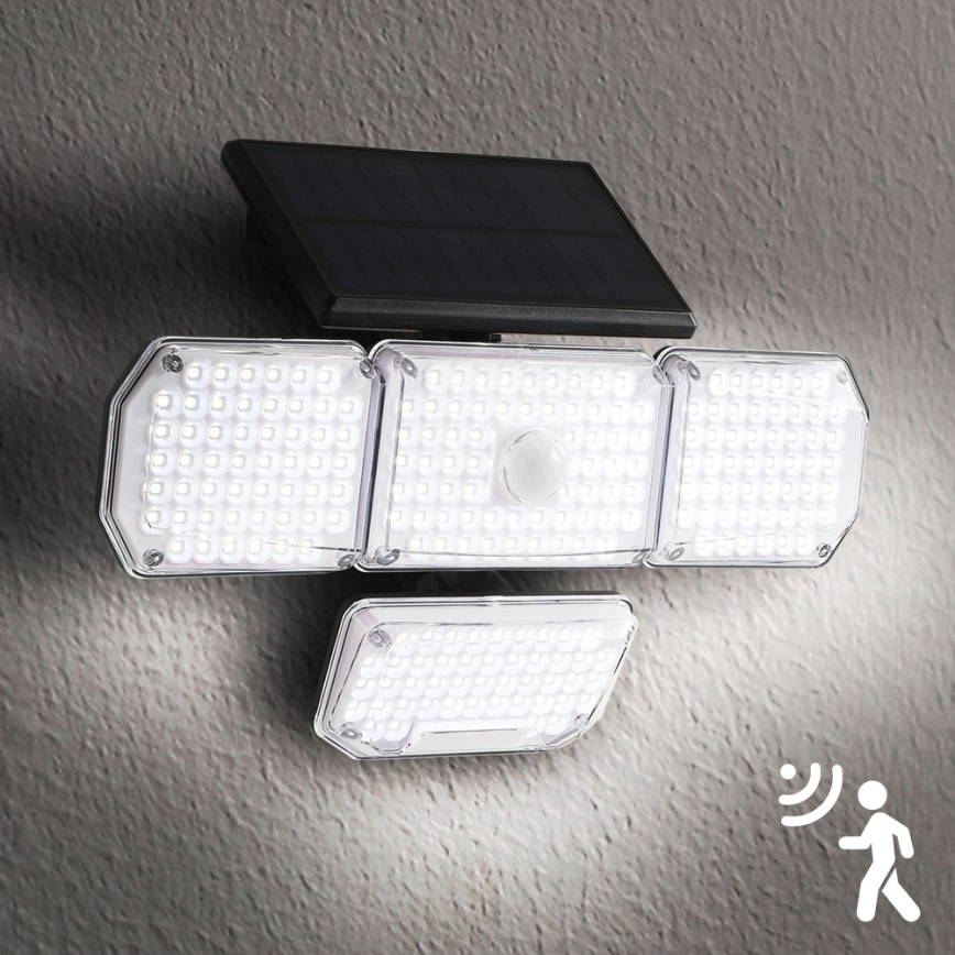 Brilagi - LED Solární nástěnné svítidlo se senzorem WALLIE LED/5W/5,5V IP65