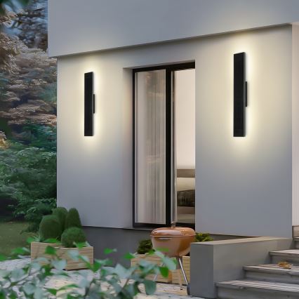 Brilagi - LED Stmívatelné solární nástěnné svítidlo SUN LED/4W/3,7V  60 cm 4000 mAh IP44