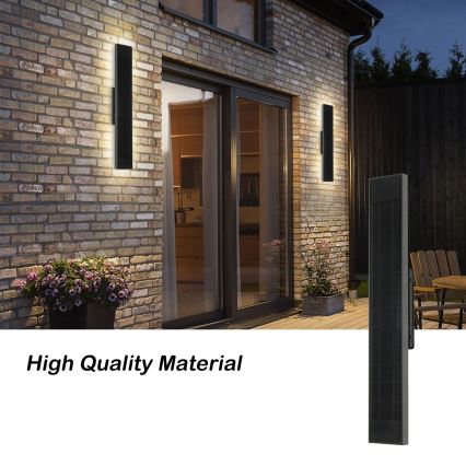 Brilagi - LED Stmívatelné solární nástěnné svítidlo SUN LED/4W/3,7V  60 cm 4000 mAh IP44