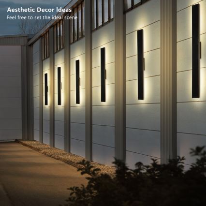 Brilagi - LED Stmívatelné solární nástěnné svítidlo SUN LED/5,5W/3,7V 100 cm 6000 mAh IP44