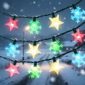 BRILAGI - LED Solární vánoční řetěz 50xLED/8 funkcí 12m 800 mAh IP65 multicolor