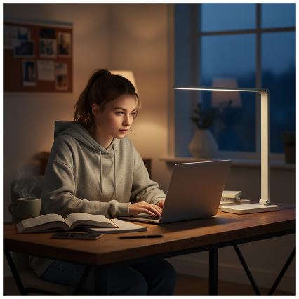 Brilagi - LED Stmívatelná dotyková stolní lampa s bezdrátovým nabíjením QI MODO CHARGE LED/7W/5V 3000/4000/6000K bílá