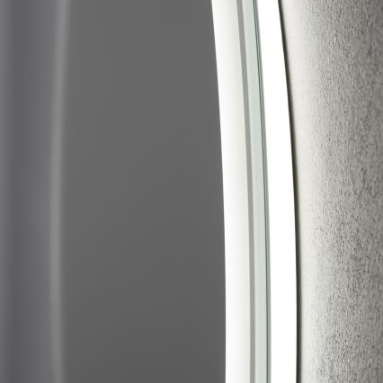 Brilagi - LED Koupelnové vyhřívané zrcadlo AVA ECO LED/11,5W/230V pr. 60 cm IP44 CRI 90 stmívatelné + CCT