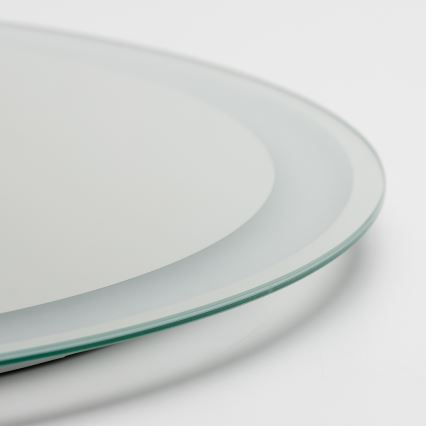 Brilagi - LED Koupelnové vyhřívané zrcadlo AVA ECO LED/11,5W/230V pr. 60 cm IP44 CRI 90 stmívatelné + CCT