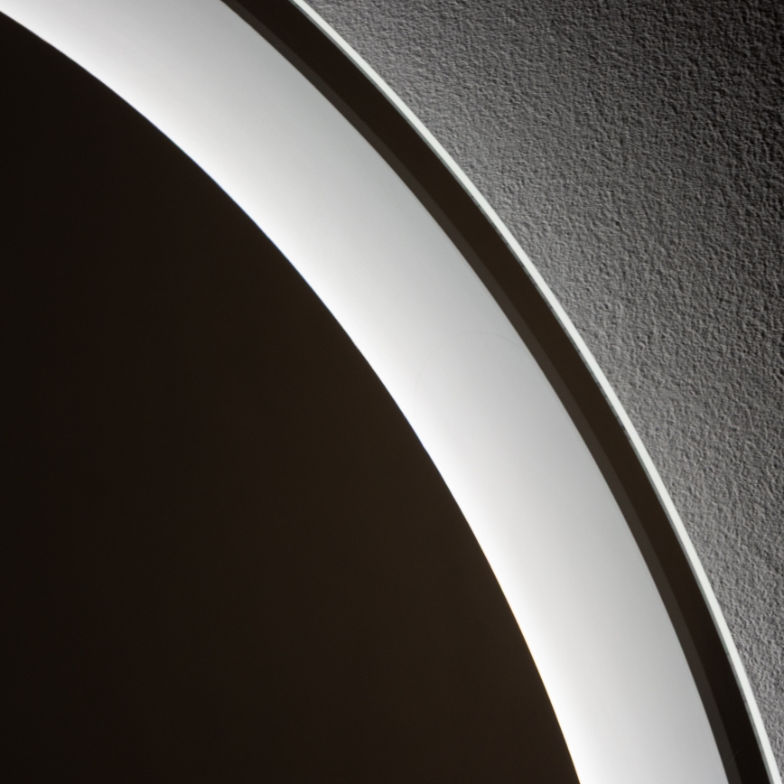 Brilagi - LED Koupelnové vyhřívané zrcadlo AVA PRO LED/18,5W/230V pr. 60 cm IP44 CRI 90 stmívatelné + CCT