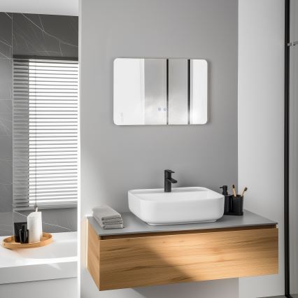 Brilagi - LED Koupelnové vyhřívané zrcadlo DIANA LED/13W/230V 40x60 cm IP44 CRI 90 stmívatelné + CCT