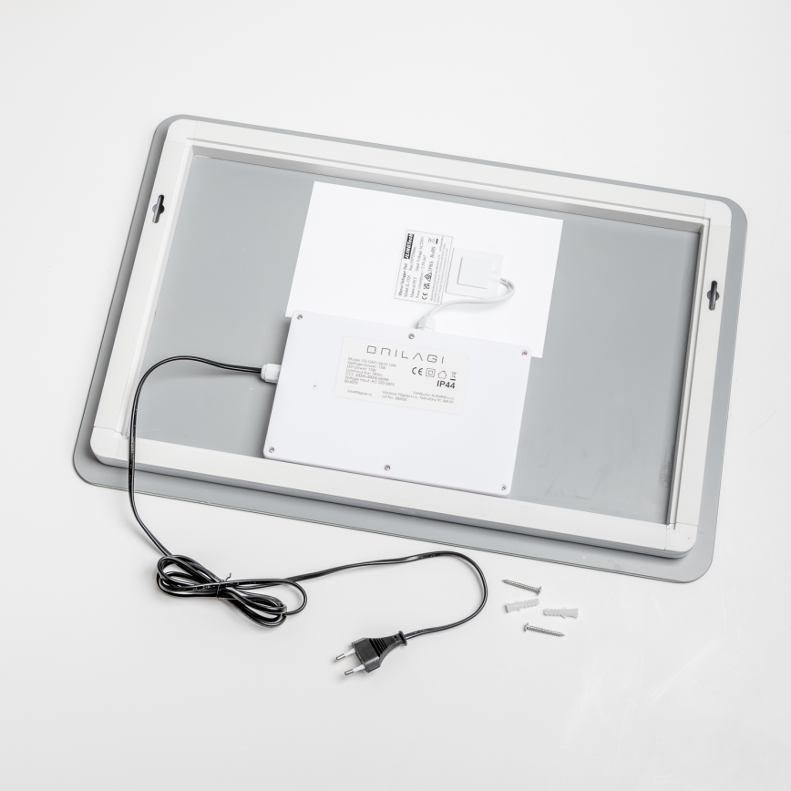 Brilagi - LED Koupelnové vyhřívané zrcadlo DIANA LED/13W/230V 40x60 cm IP44 CRI 90 stmívatelné + CCT