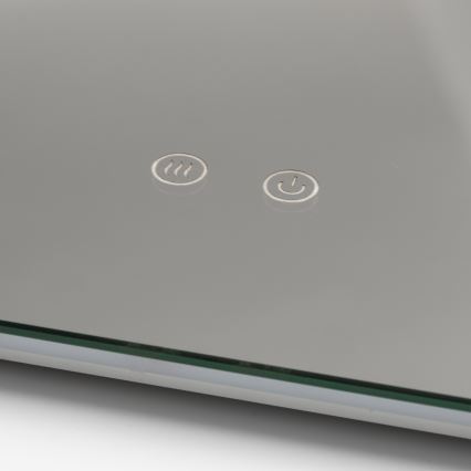 Brilagi - LED Koupelnové vyhřívané zrcadlo DIANA LED/17W/230V 60x60 cm IP44 CRI 90 stmívatelné + CCT
