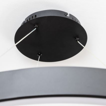 Brilagi - LED Stmívatelný lustr na lanku FALCON II LED/108W/230V 3000-6500K pr. 80 cm černá + dálkové ovládání