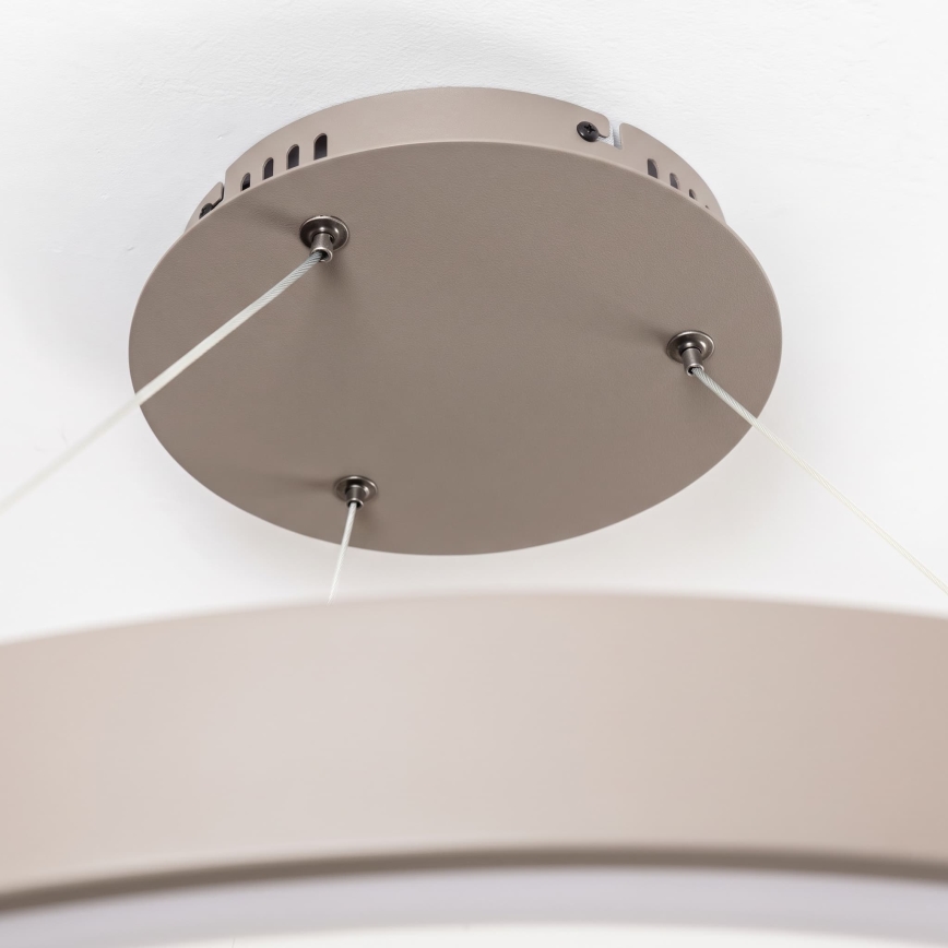BRILAGI - LED Stmívatelný lustr na lanku FALCON II LED/108W/230V 3000-6500K pr. 80 cm béžová + dálkové ovládání