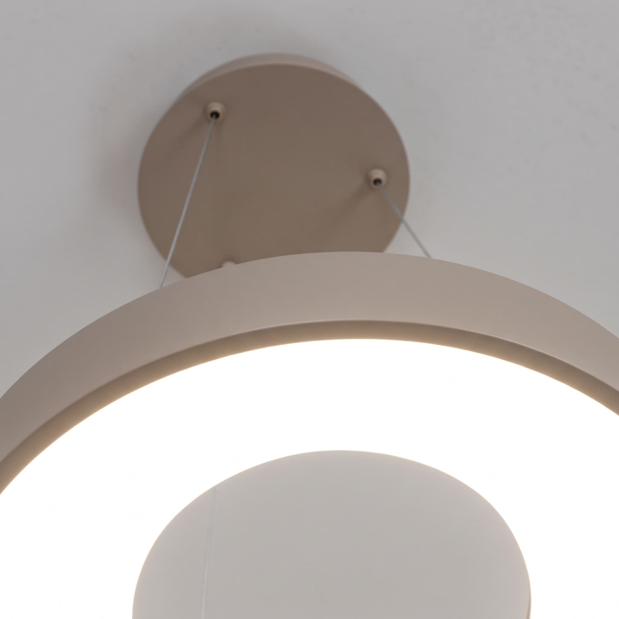 BRILAGI - LED Stmívatelný lustr na lanku FALCON II LED/67W/230V 3000-6500K pr. 40 cm béžová + dálkové ovládání