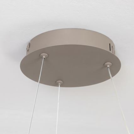 BRILAGI - LED Stmívatelný lustr na lanku FALCON II LED/67W/230V 3000-6500K pr. 40 cm béžová + dálkové ovládání