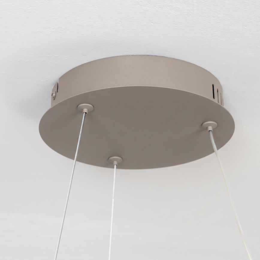 BRILAGI - LED Stmívatelný lustr na lanku FALCON II LED/67W/230V 3000-6500K pr. 40 cm béžová + dálkové ovládání