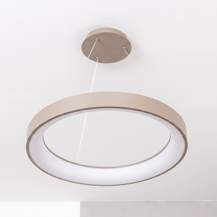 BRILAGI - LED Stmívatelný lustr na lanku FALCON II LED/99W/230V 3000-6500K pr. 60 cm béžová + dálkové ovládání