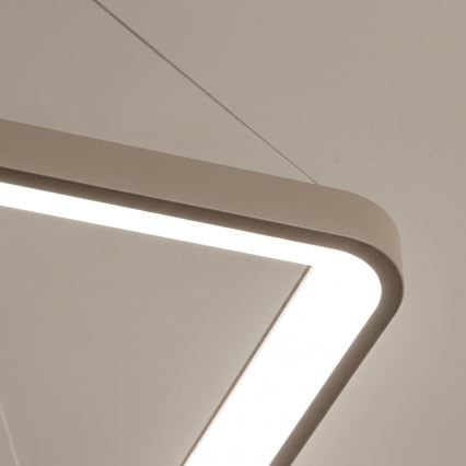 BRILAGI - LED Stmívatelný lustr na lanku FALCON SLIM LED/50W/230V 3000-6500K 50x50 cm béžová + dálkové ovládání