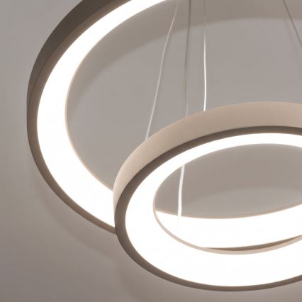 BRILAGI - LED Stmívatelný lustr na lanku FALCON SLIM LED/68W/230V 3000-6500K pr. 50 cm béžová + dálkové ovládání