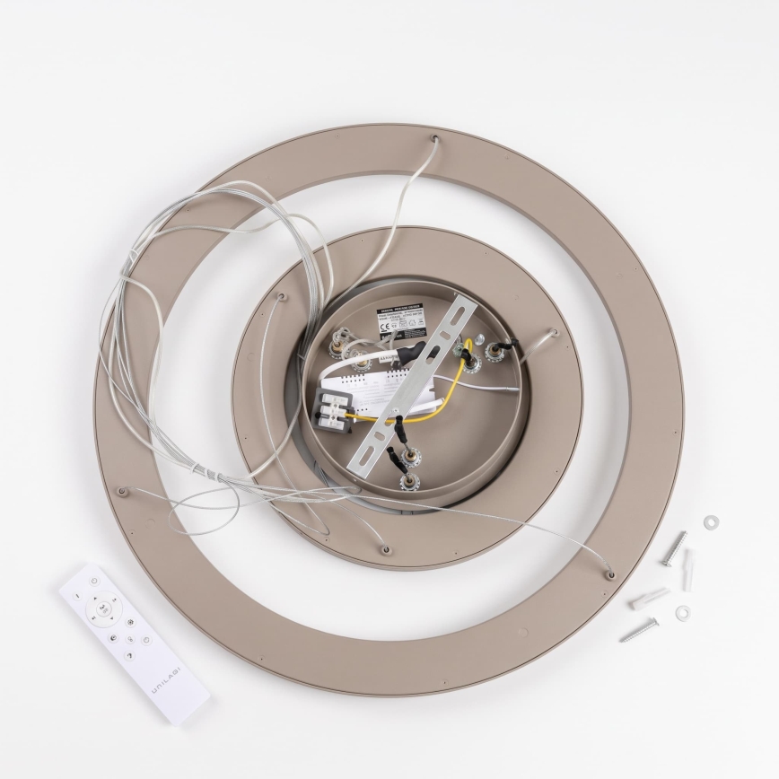 BRILAGI - LED Stmívatelný lustr na lanku FALCON SLIM LED/68W/230V 3000-6500K pr. 50 cm béžová + dálkové ovládání