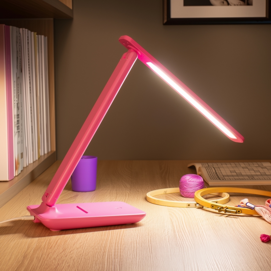 Brilagi - LED Stmívatelná stolní lampa MODO LED/7W/230V 3000/4000/6500K růžová