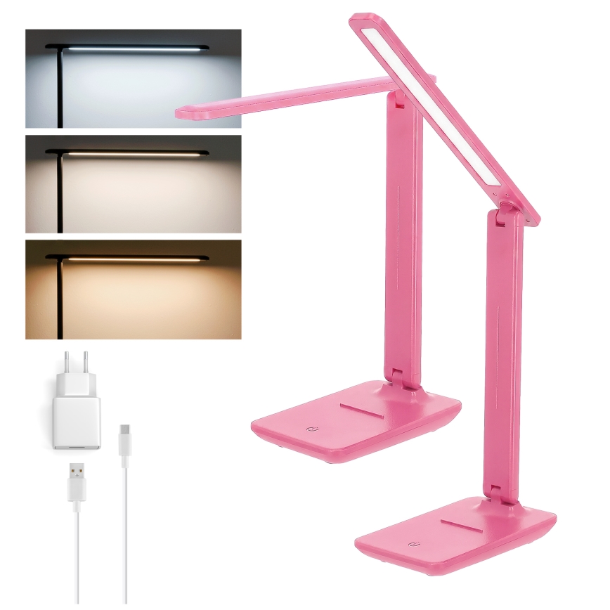 Brilagi - LED Stmívatelná stolní lampa MODO LED/7W/230V 3000/4000/6500K růžová