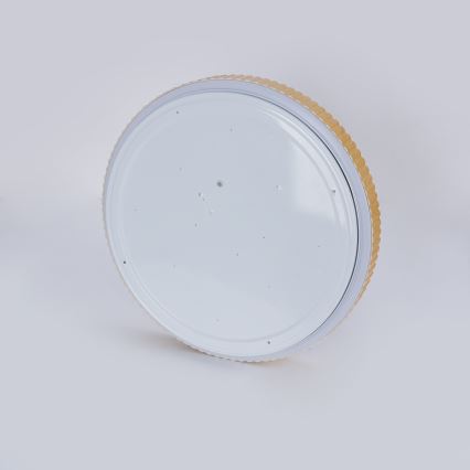 Brilagi - LED Stmívatelné stropní svítidlo CORVO LED/72W/230V 3000-6000K dekor dřeva pr. 50 cm + dálkové ovládání