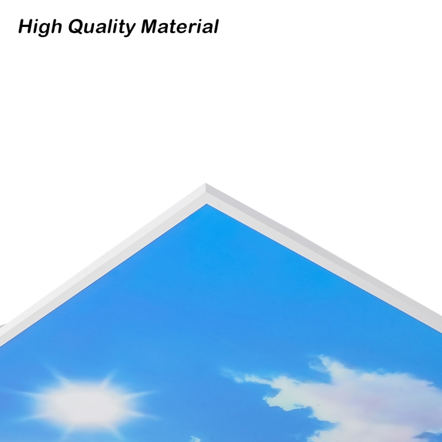 Brilagi - LED Stmívatelné stropní svítidlo SLIMFRAME SKY LED/80W/230V 120x60 cm 3000-6000K stříbrná/modrá + dálkové ovládání