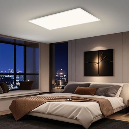 Brilagi - LED Stmívatelné stropní svítidlo SLIMFRAME LED/80W/230V 120x60 cm 3000-6000K bílá + dálkové ovládání