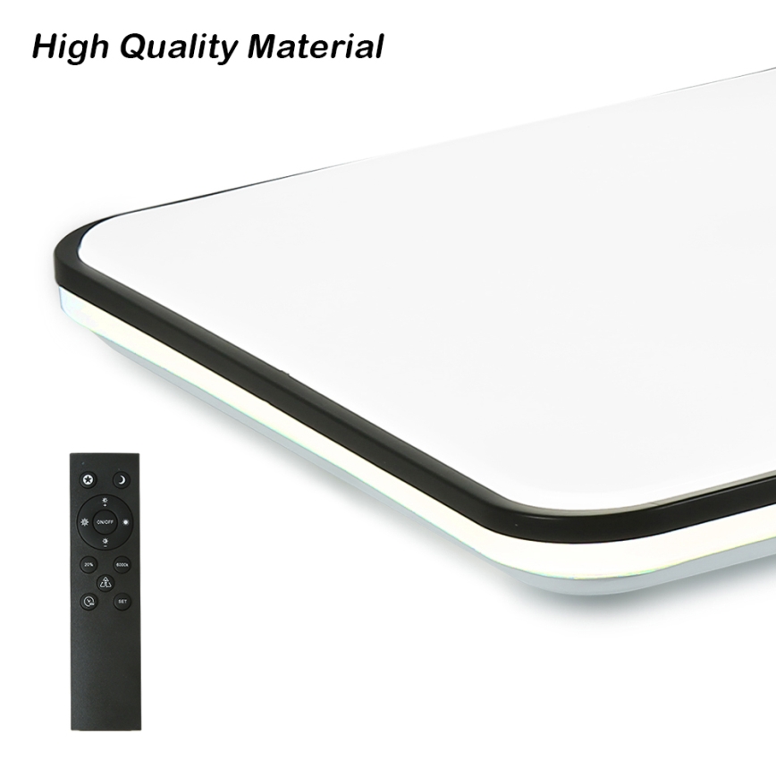 Brilagi - LED Stmívatelné stropní svítidlo SMART LED/24W/230V 43x43 cm 3000-6000K Wi-Fi Tuya Beacon + dálkové ovládání