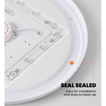 Brilagi - LED Stmívatelné stropní svítidlo SMART LED/24W/230V pr. 38 cm 3000-6000K Wi-Fi Tuya Beacon + dálkové ovládání