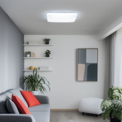 Brilagi - LED Stmívatelné stropní svítidlo SMART LED/36W/230V 53x53 cm 3000-6000K Wi-Fi Tuya Beacon + dálkové ovládání