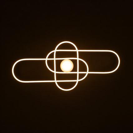 BRILAGI - LED Stmívatelné stropní svítidlo APOLLO LED/58W/230V 3000-6500K 43,2x101,2 cm černá + dálkové ovládání