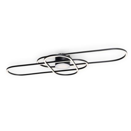 BRILAGI - LED Stmívatelné stropní svítidlo APOLLO LED/58W/230V 3000-6500K 43,2x101,2 cm černá + dálkové ovládání
