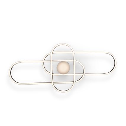 BRILAGI - LED Stmívatelné stropní svítidlo APOLLO LED/58W/230V 3000-6500K 43,2x101,2 cm černá + dálkové ovládání