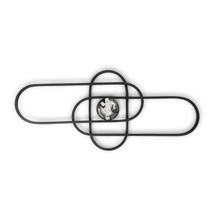 BRILAGI - LED Stmívatelné stropní svítidlo APOLLO LED/58W/230V 3000-6500K 43,2x101,2 cm černá + dálkové ovládání