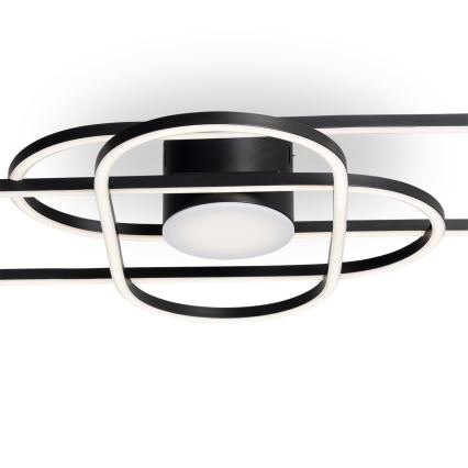 BRILAGI - LED Stmívatelné stropní svítidlo APOLLO LED/58W/230V 3000-6500K 43,2x101,2 cm černá + dálkové ovládání