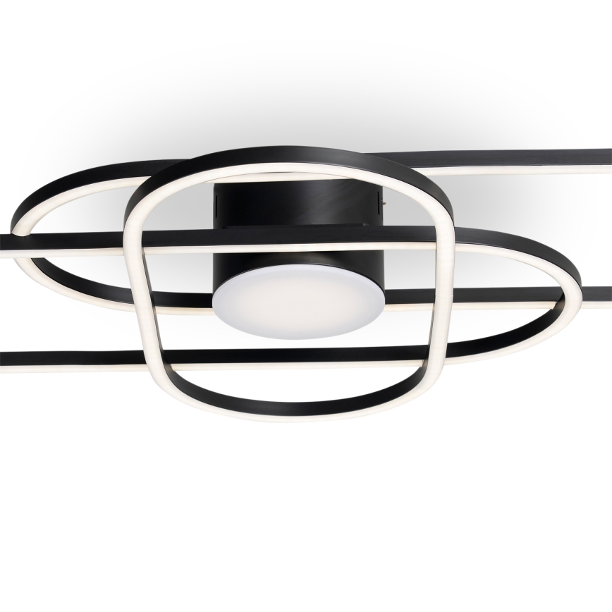 BRILAGI - LED Stmívatelné stropní svítidlo APOLLO LED/58W/230V 3000-6500K 43,2x101,2 cm černá + dálkové ovládání