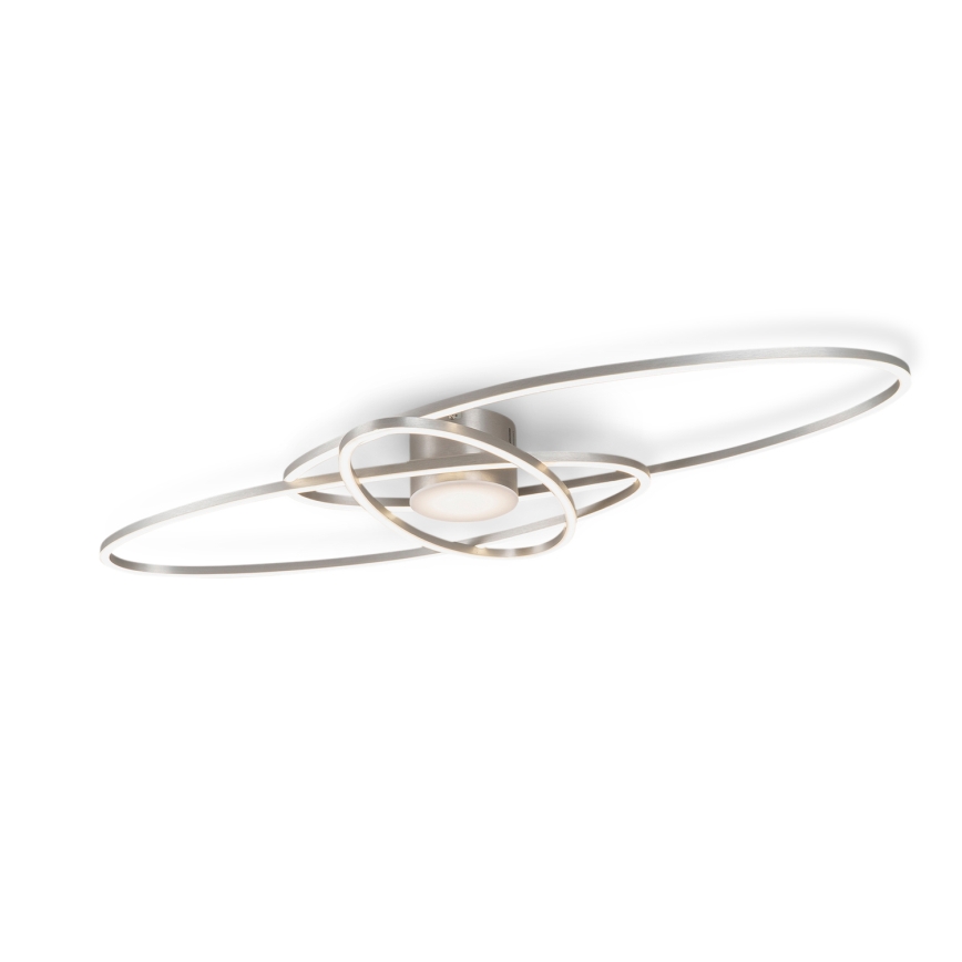 BRILAGI - LED Stmívatelné stropní svítidlo APOLLO LED/58W/230V 3000-6500K 43,2x101,2 cm matný chrom + dálkové ovládání