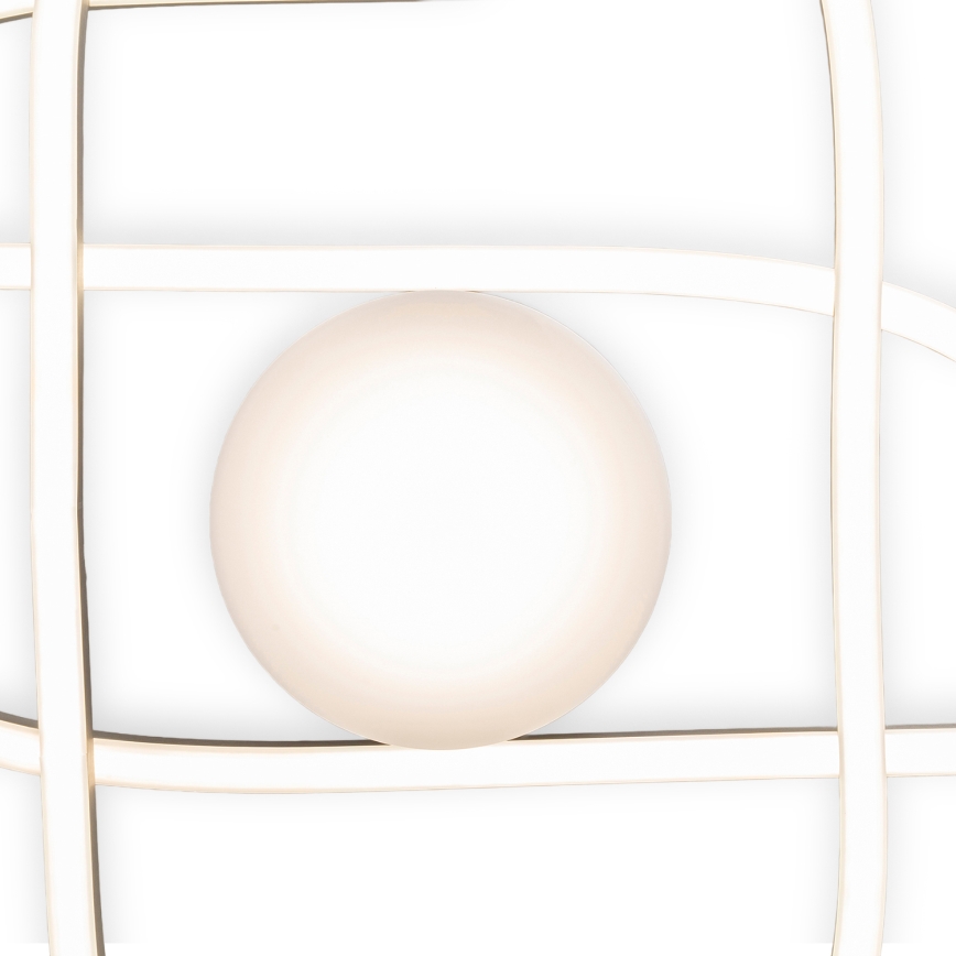 BRILAGI - LED Stmívatelné stropní svítidlo APOLLO LED/58W/230V 3000-6500K 43,2x101,2 cm matný chrom + dálkové ovládání