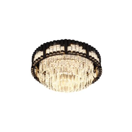 Brilagi - LED Stmívatelné stropní svítidlo CROWN LED/41W/230V 3000-6000K pr. 48 cm černá + dálkové ovládání