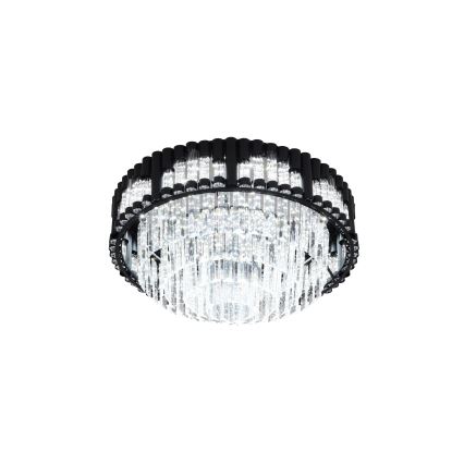 Brilagi - LED Stmívatelné stropní svítidlo CROWN LED/41W/230V 3000-6000K pr. 48 cm černá + dálkové ovládání