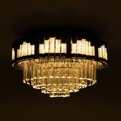 BRILAGI - LED Stmívatelné stropní svítidlo CROWN LED/41W/230V 3000-6000K pr. 48 cm černá + dálkové ovládání