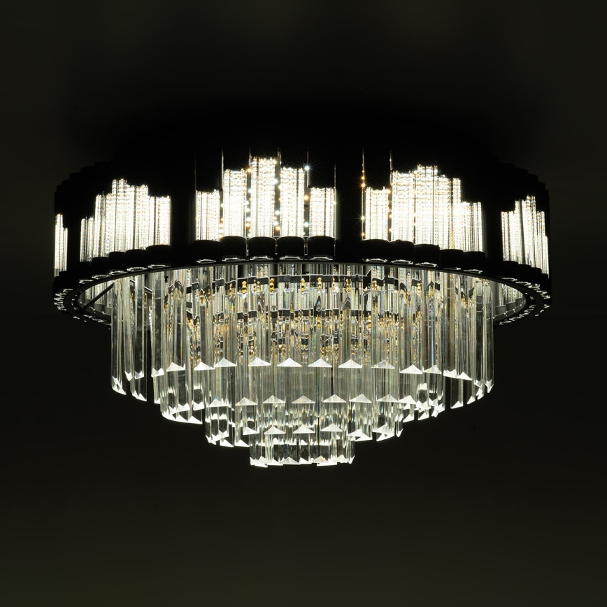 BRILAGI - LED Stmívatelné stropní svítidlo CROWN LED/41W/230V 3000-6000K pr. 48 cm černá + dálkové ovládání