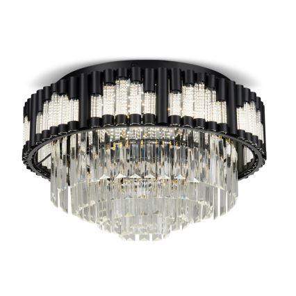 BRILAGI - LED Stmívatelné stropní svítidlo CROWN LED/41W/230V 3000-6000K pr. 48 cm černá + dálkové ovládání