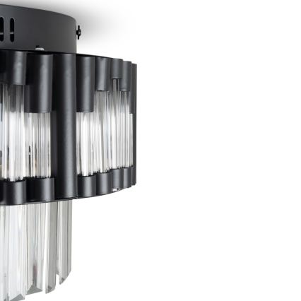 BRILAGI - LED Stmívatelné stropní svítidlo CROWN LED/41W/230V 3000-6000K pr. 48 cm černá + dálkové ovládání