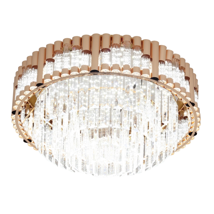 Brilagi - LED Stmívatelné stropní svítidlo CROWN LED/41W/230V 3000-6000K pr. 48 cm zlatá + dálkové ovládání