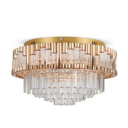 BRILAGI - LED Stmívatelné stropní svítidlo CROWN LED/41W/230V 3000-6000K pr. 48 cm zlatá + dálkové ovládání