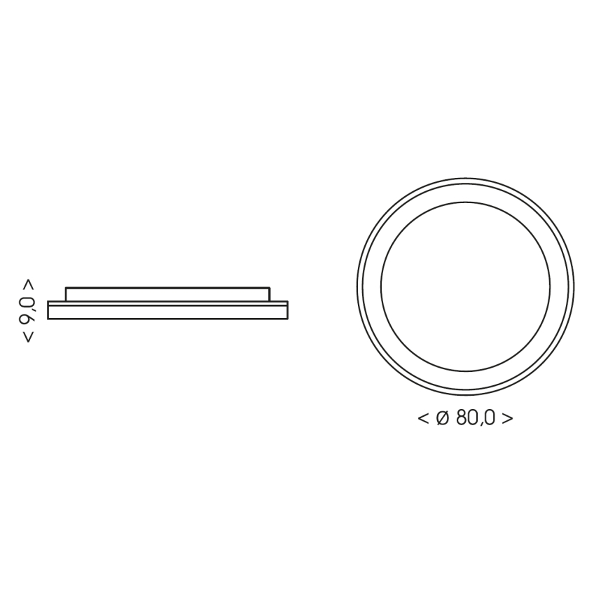 BRILAGI - LED Stmívatelné stropní svítidlo FALCON II LED/108W/230V 3000-6500K pr. 80 cm bílá/béžová + dálkové ovládání