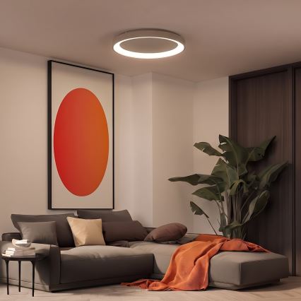 BRILAGI - LED Stmívatelné stropní svítidlo FALCON II LED/108W/230V 3000-6500K pr. 80 cm béžová + dálkové ovládání